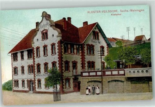 Veilsdorf 1912 Hotel Kloster Hof