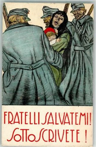 sign Bonzagn Fratelli Salvatemi! Sotto Scrivete! Soldaten