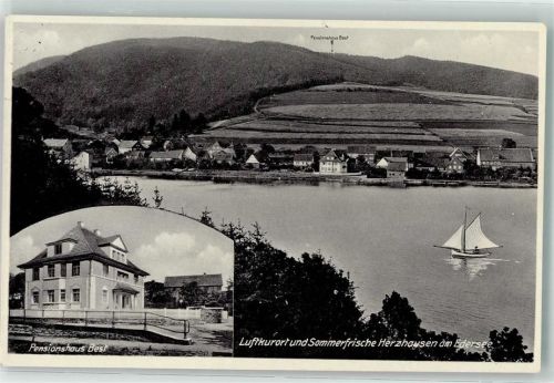 Herzhausen Gasthaus-Pension Best Edersee Segelboot