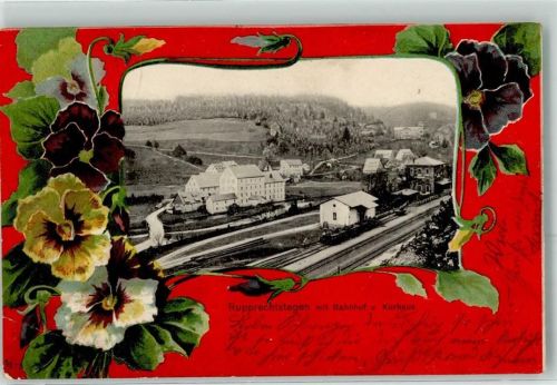 Rupprechtstegen 1904 Bahnhof Eisenbahn Kurhaus