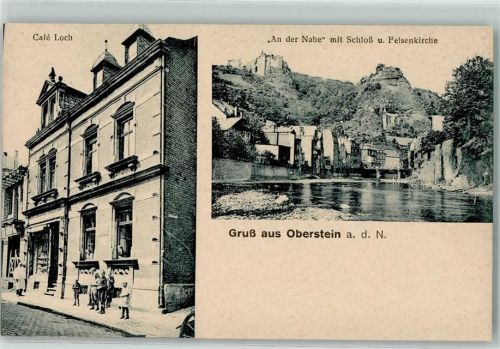 Idar-Oberstein Cafe Loch Inh Albert Loch Nahe Schloss Felsenkirche