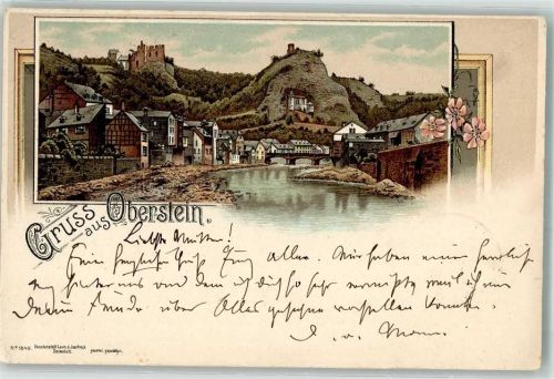 Idar-Oberstein 1897 Burg Ruine