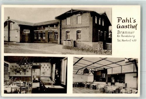 Brammer Gasthaus Pahl Kachelofen Geweihe