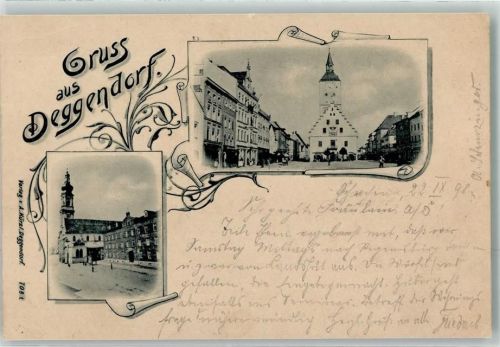 Deggendorf 1898 Luipoldplatz