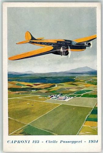 1934 sign. di Ferrari Caproni 123 Passagierflugzeug