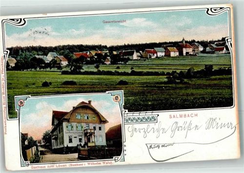 Salmbach 1913 Gasthaus zum Löwen