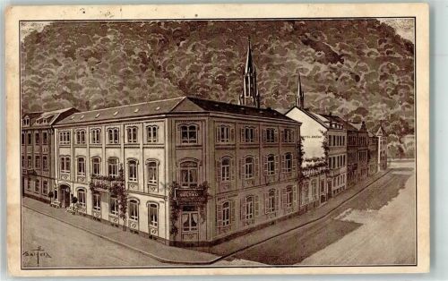 Bad Ems Hotel Soltau sign.