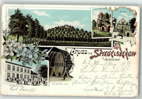 Halberstadt Aussichtsturm Gasthaus Spiegelsbergen Das große Fass