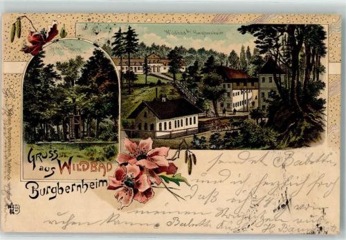 Burgbernheim 1900 Wildbad Teufels-Häuschen
