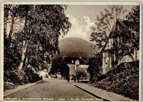 Schieder Pyrmonter Straße Foto AK