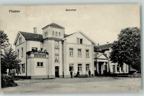 Flieden 1916 Bahnhof