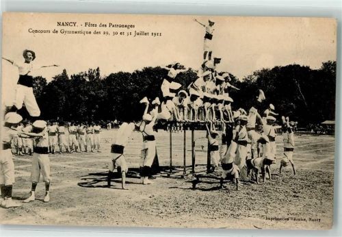 Nancy 1911 Fete des Patronages Concurs de Gymnastique