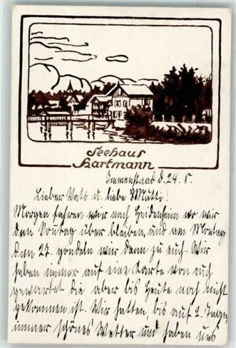 Immenstaad Seehaus Hartmann Inflationsporto 8 Tausend Mark