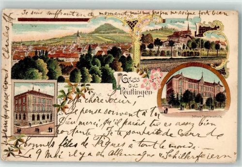 Reutlingen Silberburg Höhere Töchterschule Vereinsbank