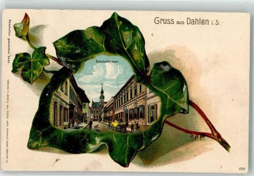 Dahlen 1911 Bahnhofstraße