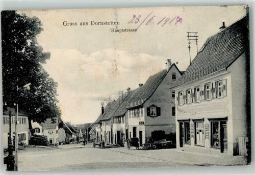 Dornstetten 1917 Hauptstraße