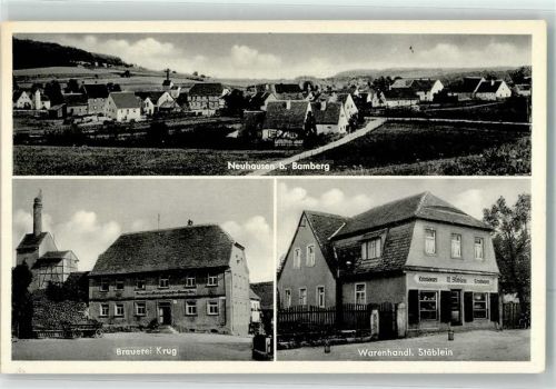 Neuhausen Brauerei Krug Warengeschäft Stäblein