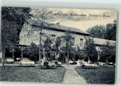 Lüchow 1914 Schützenhaus Gartenwirtschaft