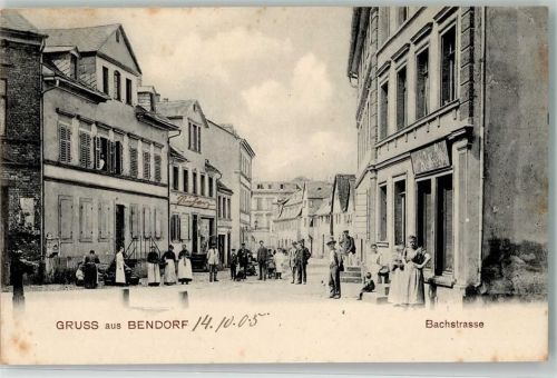 Bendorf 1905 Bachstraße