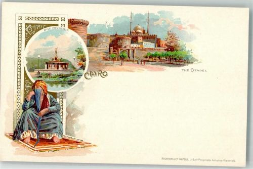 Kairo Nile Fountain The Citadel Frau
