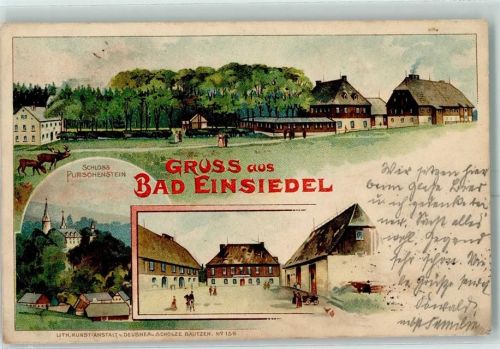 Bad Einsiedel 1901 Schloss Purschenstein