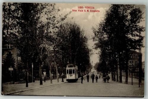 Lido di Venezia Straßenbahn Gran Viale S.M. Elisibetta