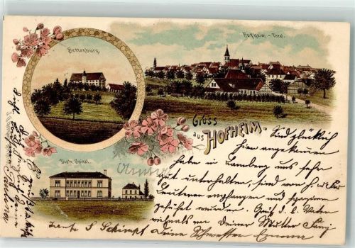 Hofheim 1898 Bettenburg Distrikt-Spital