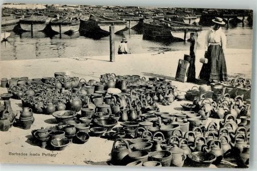 Pottery Tonwaren Marktszene Barbados