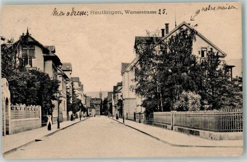 Reutlingen 1912 Wernerstraße