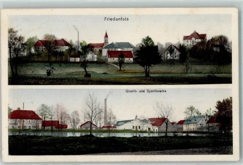 Friedenfels 1913 Granit- und Senitwerke