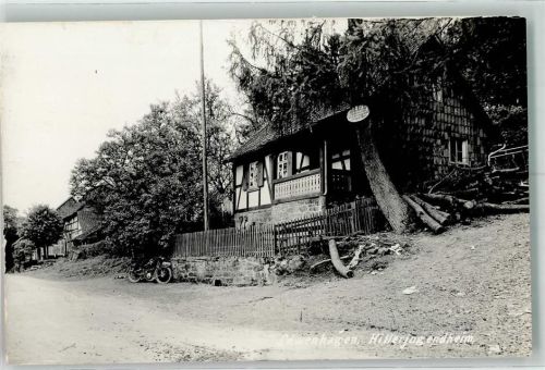 Löwenhagen HJ-Heim Ort handschriftlich Privatfoto AK