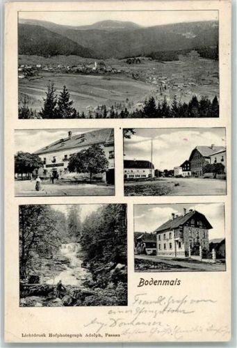 Bodenmais 1905 Dorfstraße Wildbach