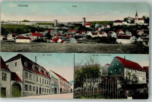 Kohren-Sahlis Am Markt An der Mittelmühle