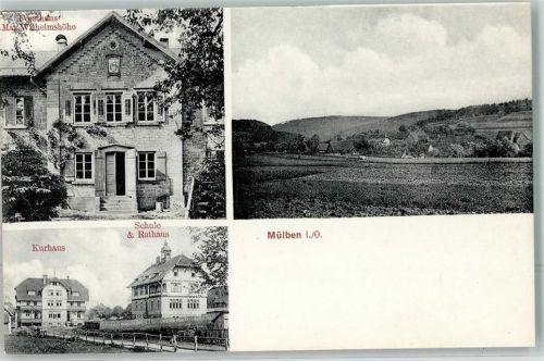 Mülben Kurhaus Forsthaus Rathaus Schule