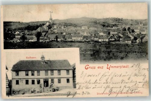 Ummerstadt 1902 Rathaus
