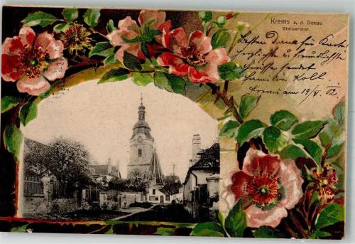 Krems 1902 Steinertor Blumen