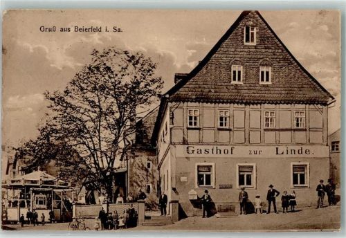 Beierfeld 1915 Gasthaus Zur Linde