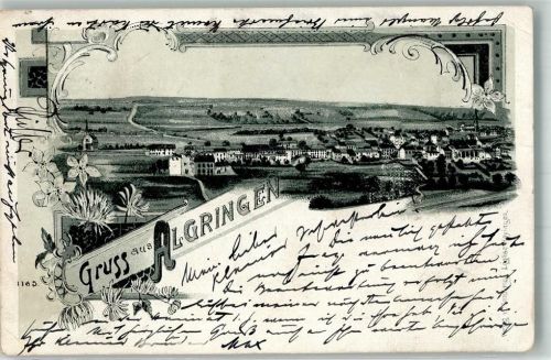 Algrange 1900 Lithographie Algringen
