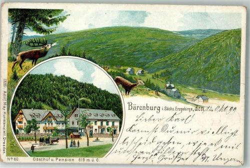 Bärenburg 1899 - Reh Hirsch Gasthaus-Pension