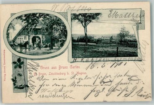 Leuchtenburg 1901 Bruns Garten