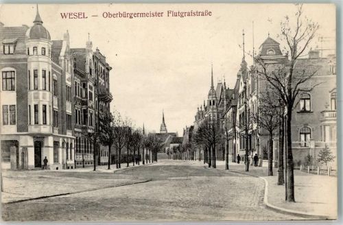 Wesel 1909 Oberbürgermeister Flutgrafenstraße