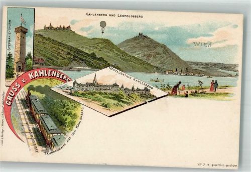 Wien Ballon Kahlenberg Gasthaus Zahnradbahn Stephansturm