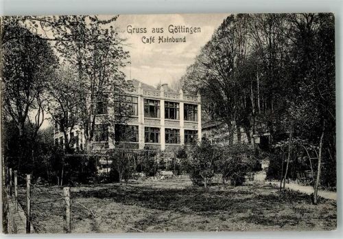 Göttingen 1911 Gasthaus Cafe Hainbund