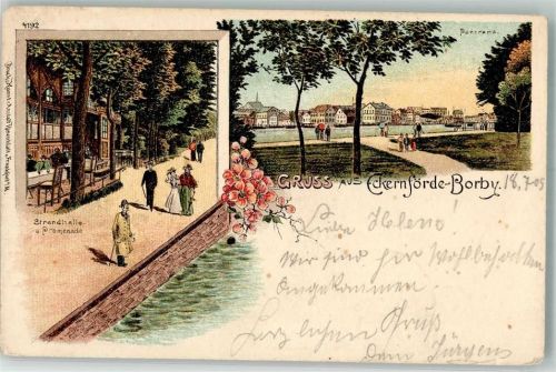 Borby 1905 Strandhalle Strandpronenade