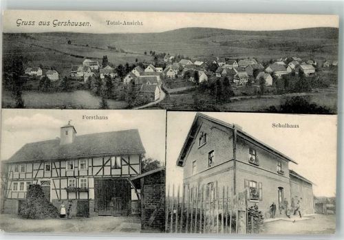 Gershausen Forsthaus Fachwerk Schule