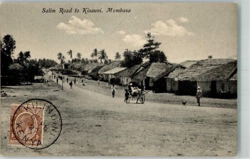 Mombasa 1917 Salim Road Kisauni Briefmarke Bildseite