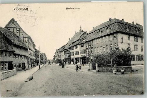 Duderstadt 1909 Westerstraße