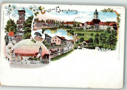 Ebersberg Aussichtsturm Marktplatz Hauptstraße Eber-Wappen