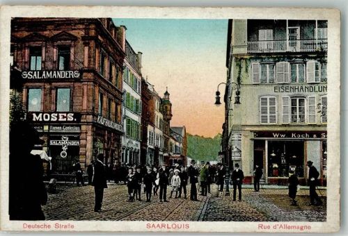 Saarlouis Deutsche Straße Straßenbahn