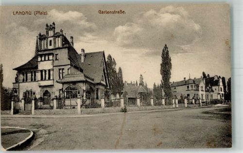 Landau 1926 Gartenstraße Villen